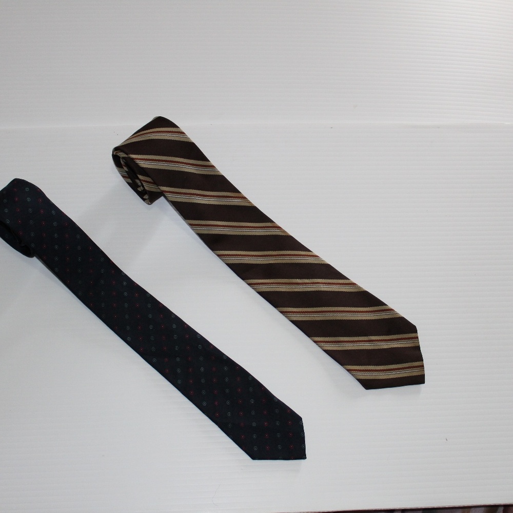 Mens Ties, Skinny Ties, 2 tie set